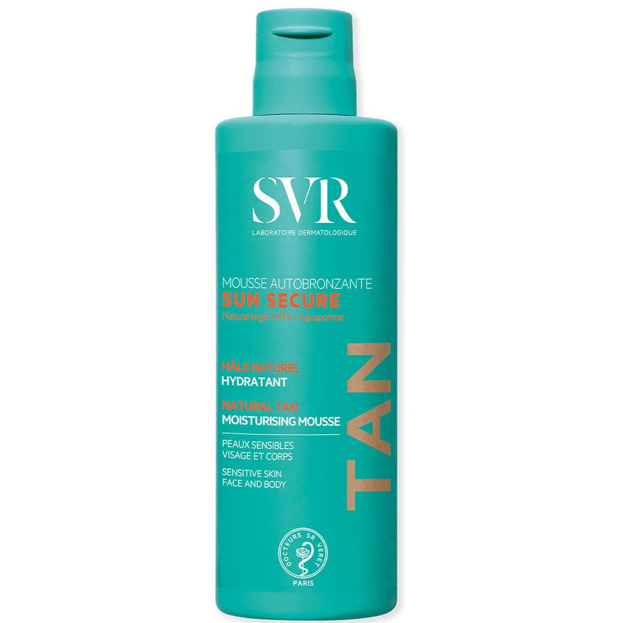 Svr Sun Secure Self Tanning Mousse Moisturising Natural Tan 150ml (5,07fl oz)