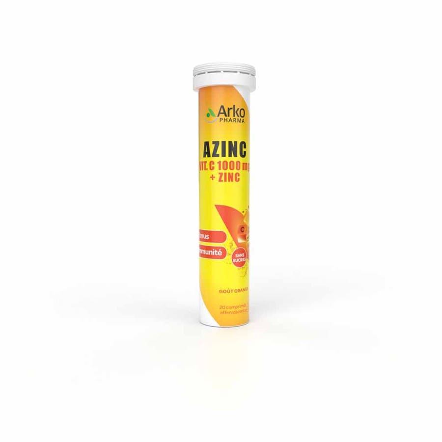 Arkopharma Azinc Vitamin C 1000mg + Zinc 20 tablets