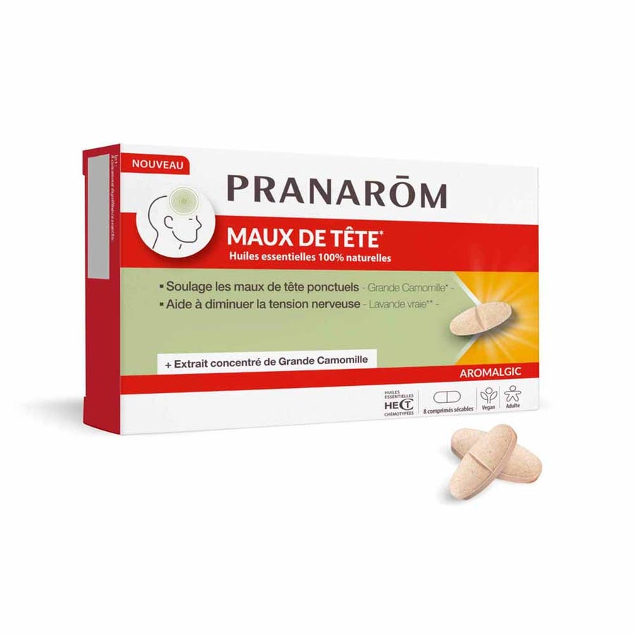 Pranarôm Aromalgic Pranarôm Aromalgic Headache 8 Tablets 8 Comprimés 300g (10.58 oz)