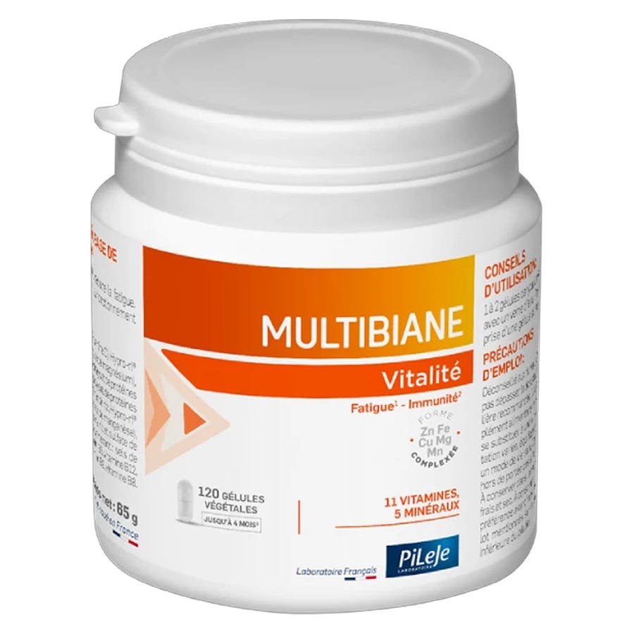 Pileje Multibiane Multibiane 120 Capsules 120 gélules