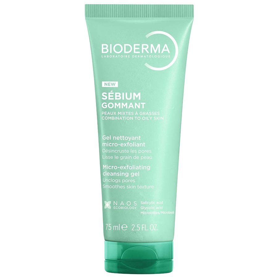 Bioderma Sebium Exfoliating cleansing gel 75ml (2.54 fl oz)