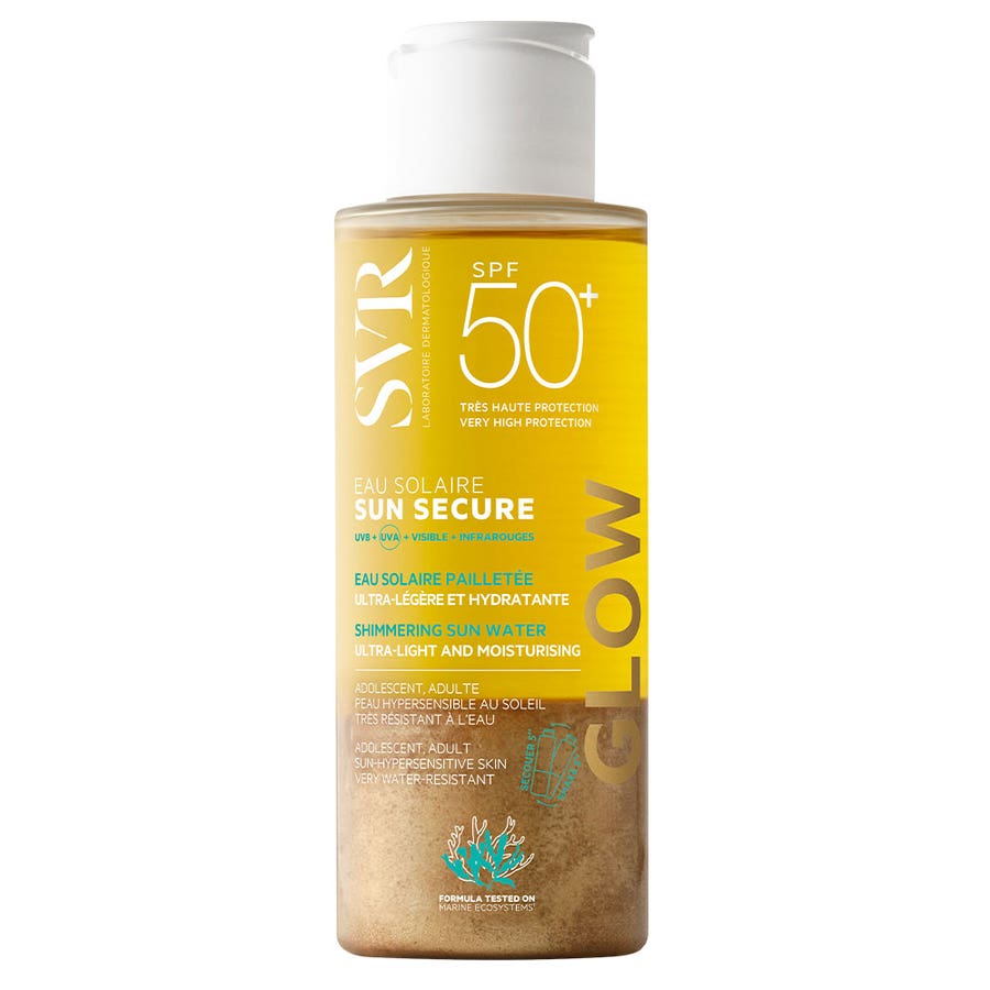 Svr Sun Secure GLOW sun protection water SPF50+ 100ml (3.38 fl oz)