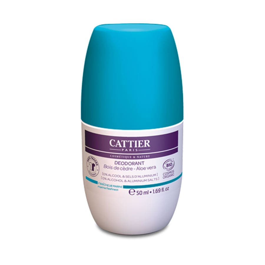Cattier Organic Roll-On Deodorant Sea Breeze 50ml (1.69fl oz)