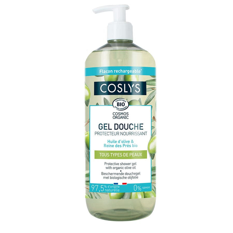 Coslys Protective Shower Gel with Organic Olive Oil All skin types 1L (33,81fl oz)