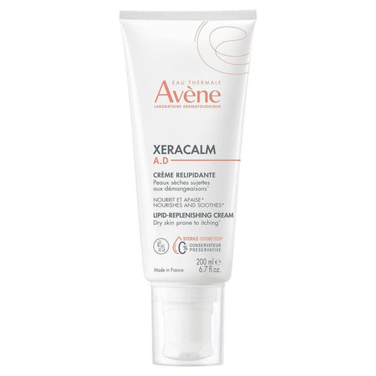 Avène XeraCalm A.D Lipid - Replenishing Cream for Very Dry Skin 200ml (6.76 fl oz) - FrenchBeautyHub