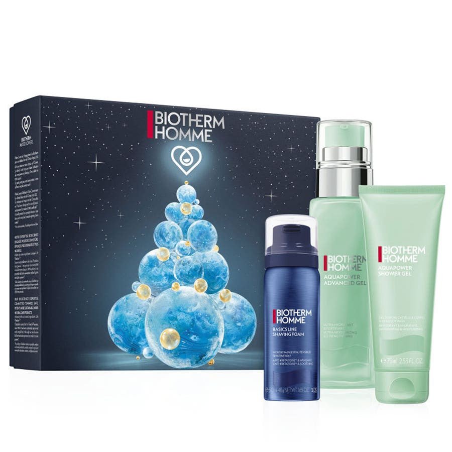 Biotherm Aquapower Men Shaving Giftbox with Hydrating Care, Shaving Foam, and Shower Gel - FrenchBeautyHub