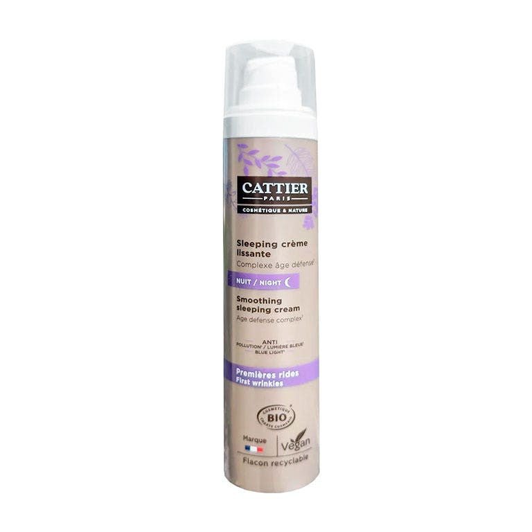 Cattier Anti - Aging Sleeping Creme Lissant Night Bio Murmure Eternel Premires Rides 50ml (1.69fl oz) - FrenchBeautyHub