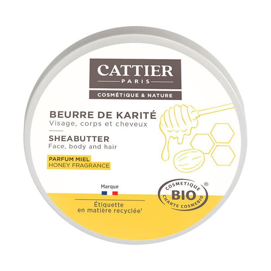 Cattier Shea Butter with Honey Fragrance 100g (3.52 oz) - FrenchBeautyHub