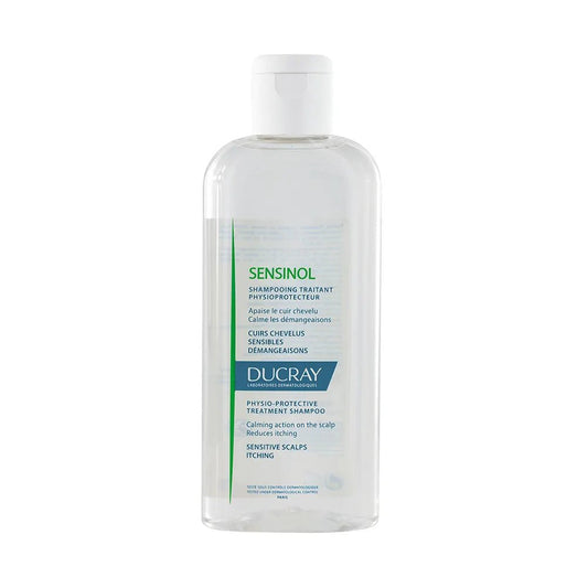 Ducray Sensinol Physio - Protective Treatment Shampoo for Sensitive and Itchy Scalps - FrenchBeautyHub