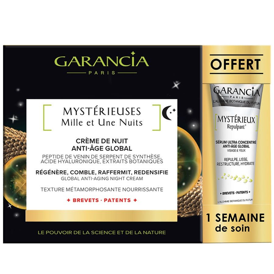 Garancia Mysterieuse Thousand and One Nights & Mystrieux Plumping Cream travel size FREE 35ml - FrenchBeautyHub