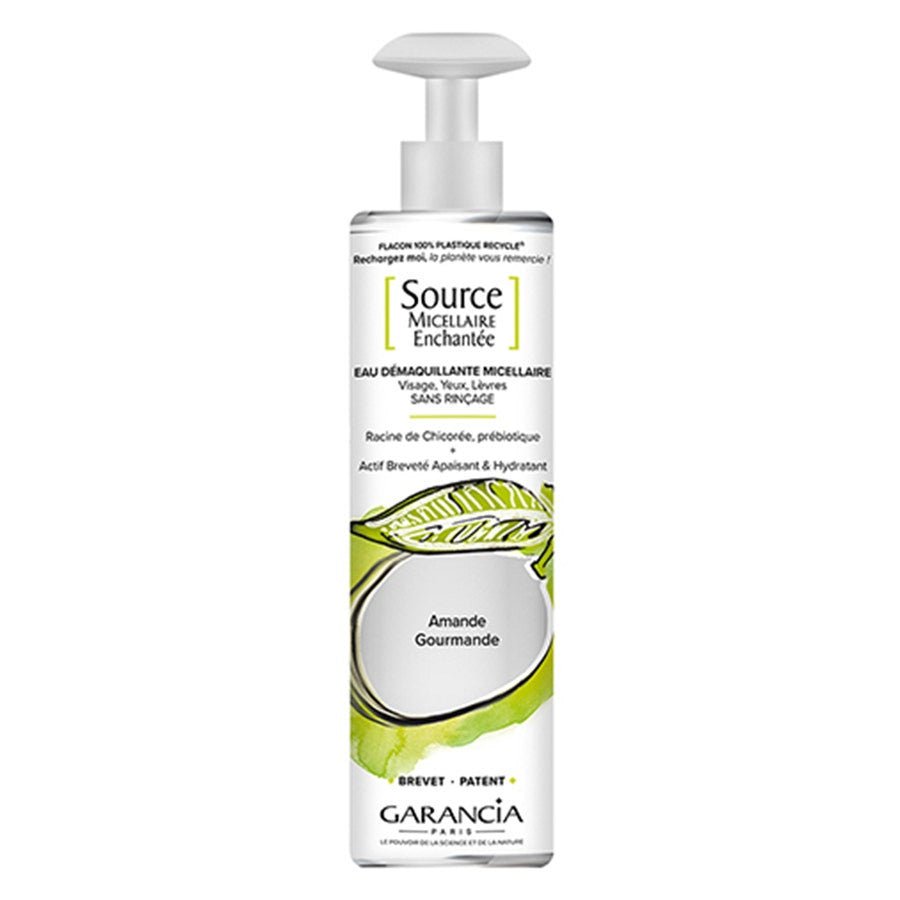 Garancia Source Micellaire Enchante Almond bottle 400ml (13.52fl oz) - FrenchBeautyHub