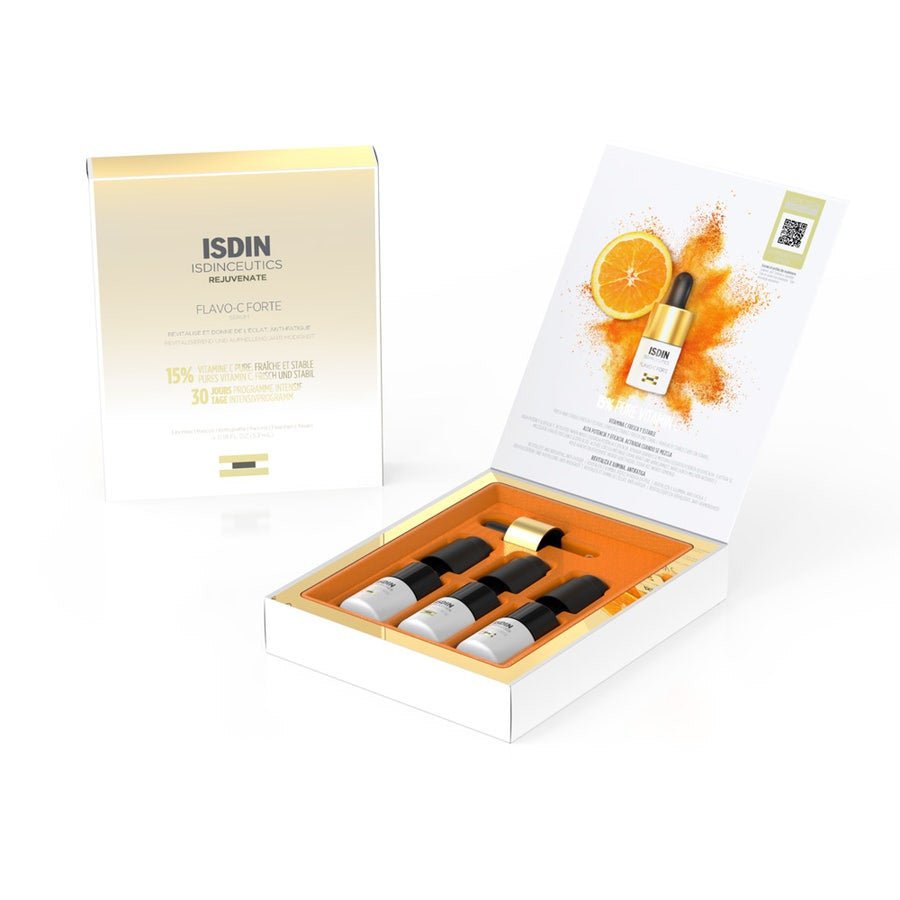 Isdin Flavo - C Forte Serum 5,3ml x3 (0.17fl oz x3) - FrenchBeautyHub