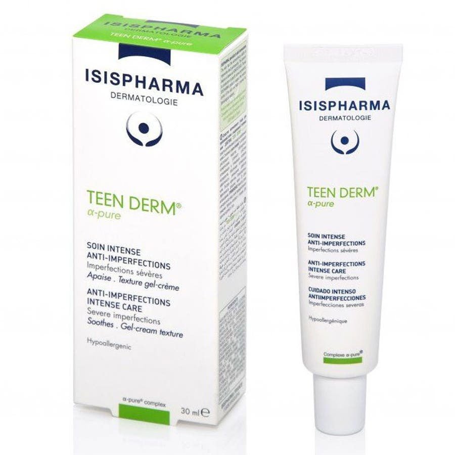 Isispharma Teen Derm A - pure Anti - Imperfection Intense Care 30ml (1.01fl oz) - FrenchBeautyHub
