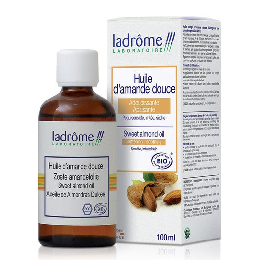 Ladrome Organic Sweet Almond Oil 100ml (3.38fl oz) - FrenchBeautyHub