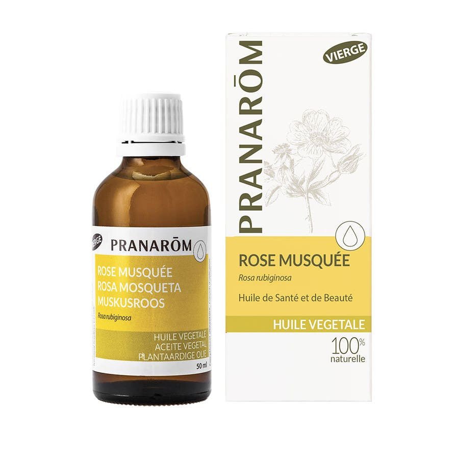 Pranarm Plant oils Rose Musk Plant Oil 50ml (1.69fl oz) - FrenchBeautyHub