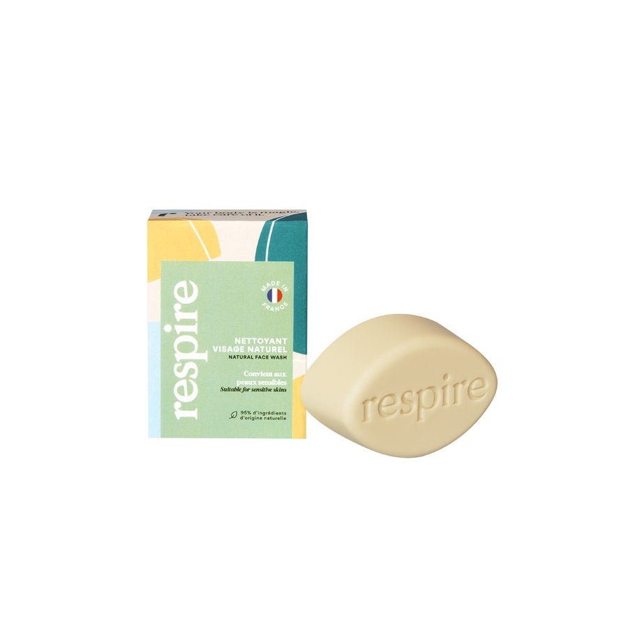 Respire Natural Solide Facial cleansers 50g (1.76 oz) - FrenchBeautyHub