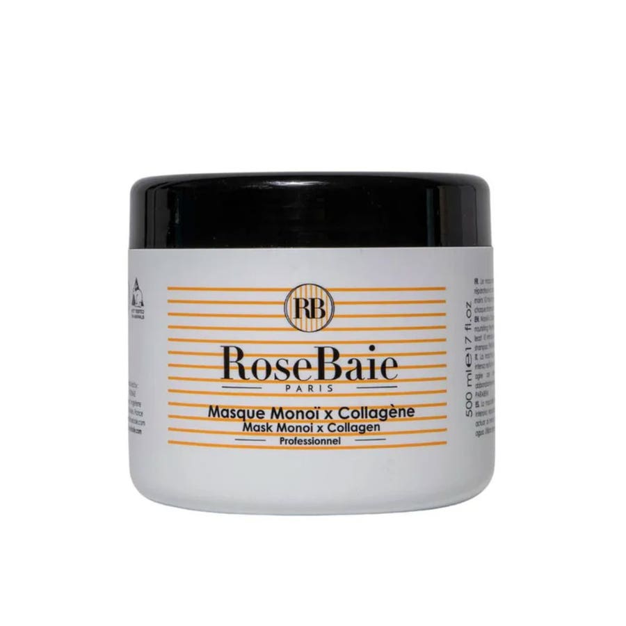 Rosebaie Monoï and Collagen Mask 500ml (16.91fl oz) - FrenchBeautyHub