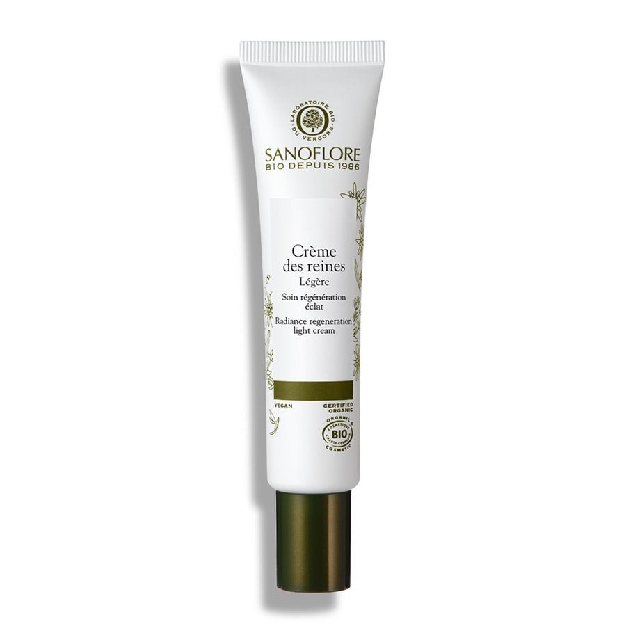 Sanoflore Reines Crme des reines light radiance regeneration care certified organic 40ml (1.35fl oz) - FrenchBeautyHub