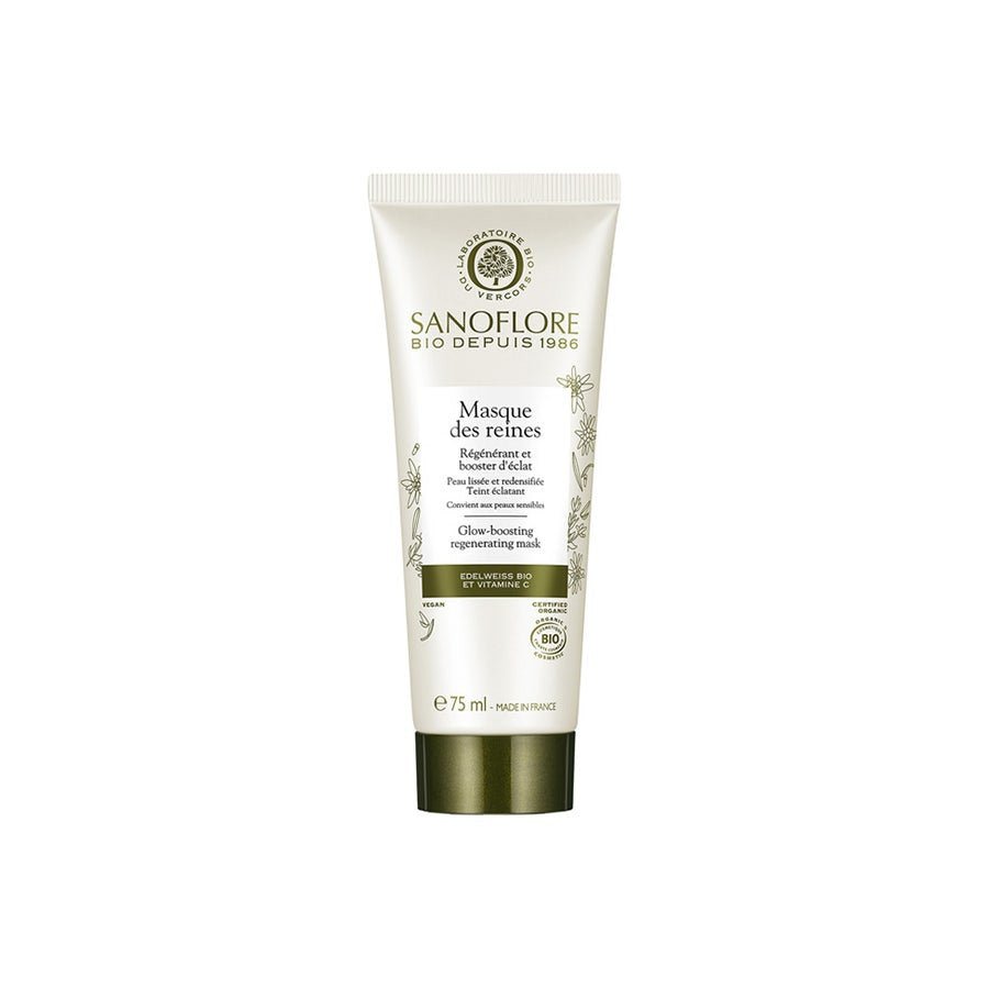 Sanoflore Reines Intense Regeneration Coup D'Eclat Mask Bioes 75ml (2.53fl oz) - FrenchBeautyHub