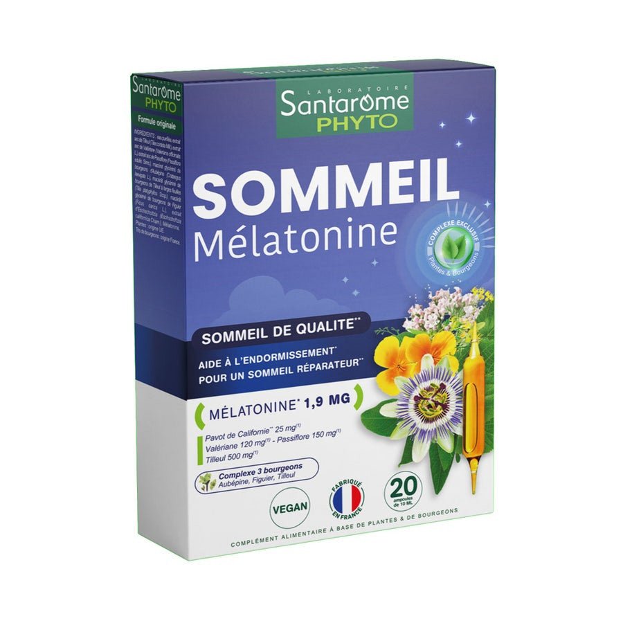 Santarome 8h Sleep Phyto Endormissement facilit 20 Ampulas - FrenchBeautyHub