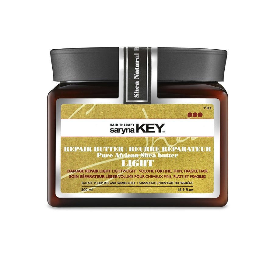 Saryna Key Damage Repair Pure African Shea Butter light repairing butter 500ml (16.90fl oz) - FrenchBeautyHub