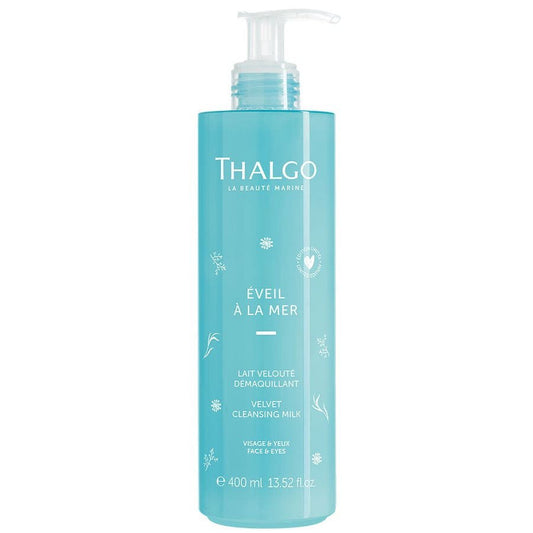 Thalgo veil Ë La Mer Velvety Cleansing Milk 400ml (13.52fl oz) - FrenchBeautyHub