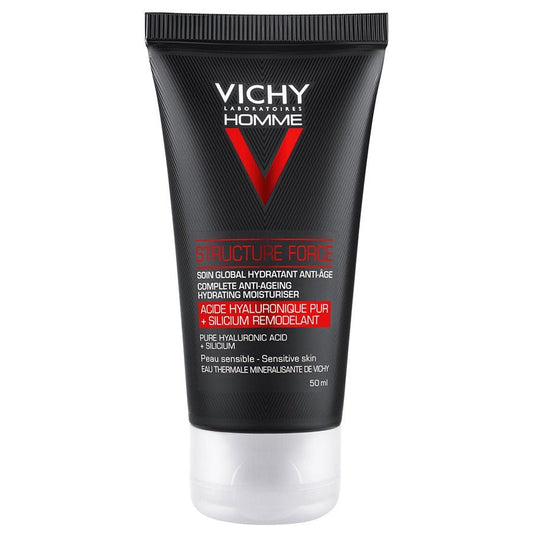 Vichy Homme Structure Force Complete Anti - Ageing Hydrating Moisturizer 50ml (1.69 fl oz) - FrenchBeautyHub