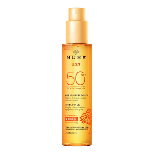 NUXE Sun Tanning Oil High Protection For Face and Body SPF50 150ml (5.07 fl oz)