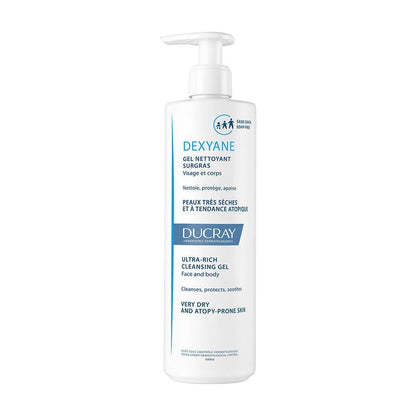 Ducray Dexyane Cleansing Gel Very Dry Skins Prone To Atopy 400ml (13.52fl oz)
