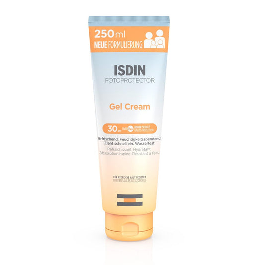 ISDIN Fotoprotector Gel Cream SPF30 Moisturizing and Water Resistant 250ml (8.45floz)