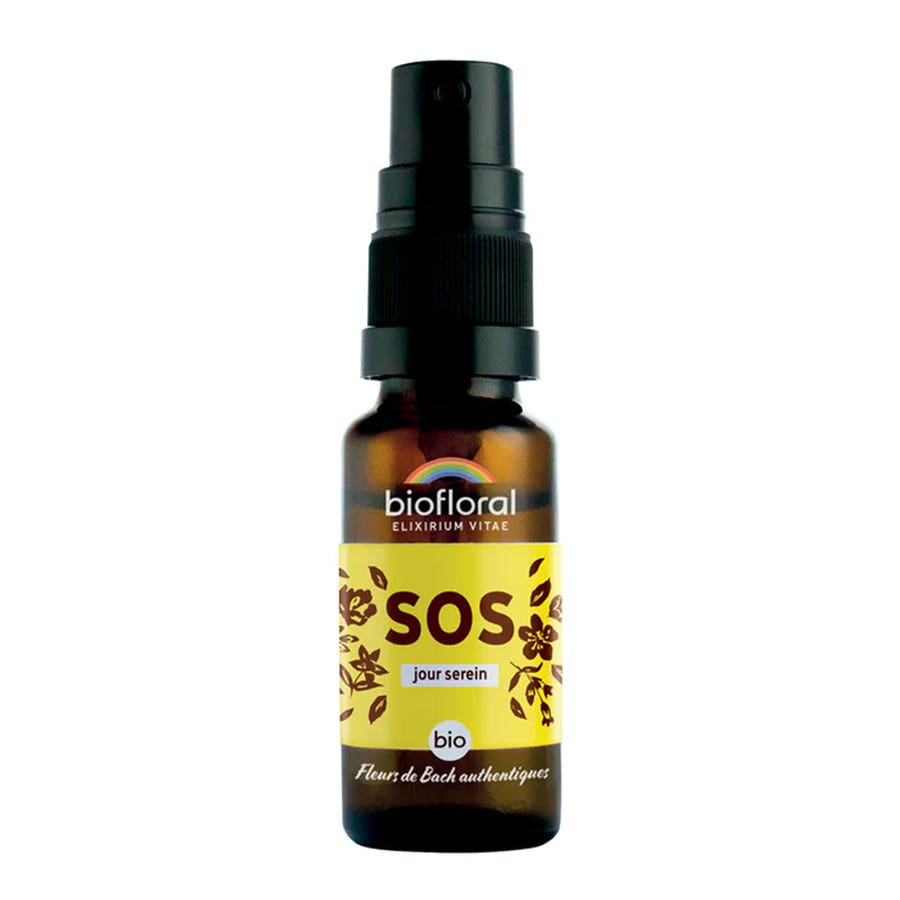Biofloral SOS Rescue Day organic spray 20ml (0.68 fl oz)