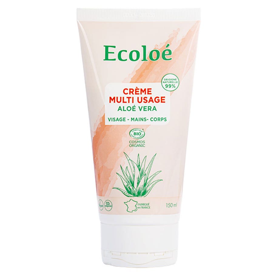 Ecoloé Aloe Vera Organic Multi Purpose Cream 150ml (5.07 fl oz)