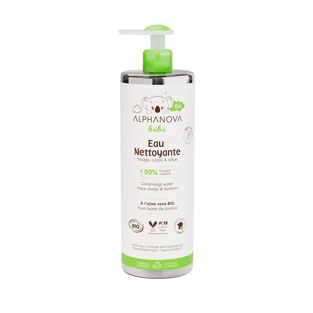 Alphanova Bébé Baby Cleansing Water 500ml (16.91fl oz)