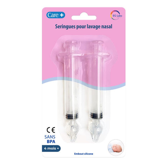 Care+ Nasal syringes x2