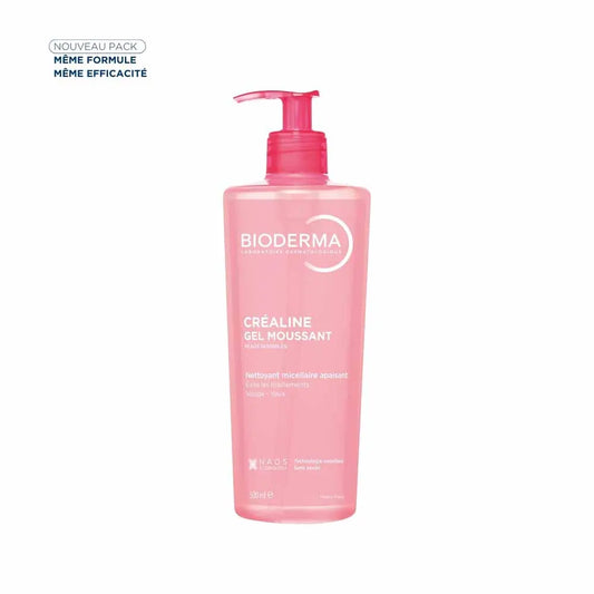 Bioderma Sensibio Foaming Gel Micellar Soothing Cleanser for Face and Eyes 500ml