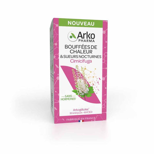 Arkopharma Arkocapsules Hot Flushes &amp; Night Sweats 60 capsules