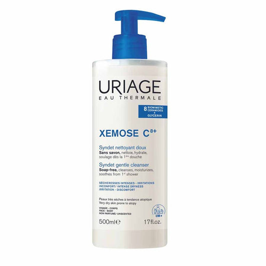Uriage Xémose C8+ Gentle Cleansing Syndet for Very Dry Atopy-Prone Skin 500ml (16.91 fl oz)