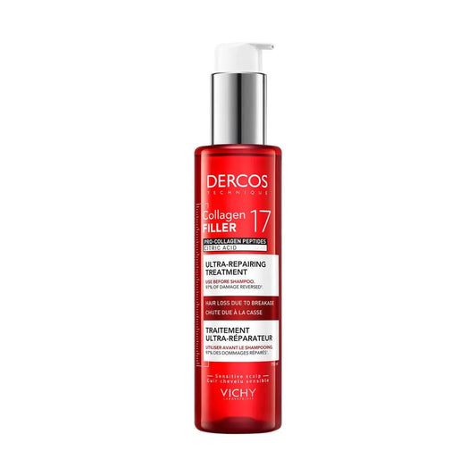 Vichy Dercos Collagen Filler 17 Intense Repairing Fortifying Pre-Shampoo 150ml (5.07 fl oz)