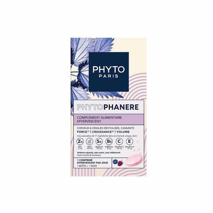 Phyto Paris Phytophanere Hair & Nails 2 x 15 effervescent tablets