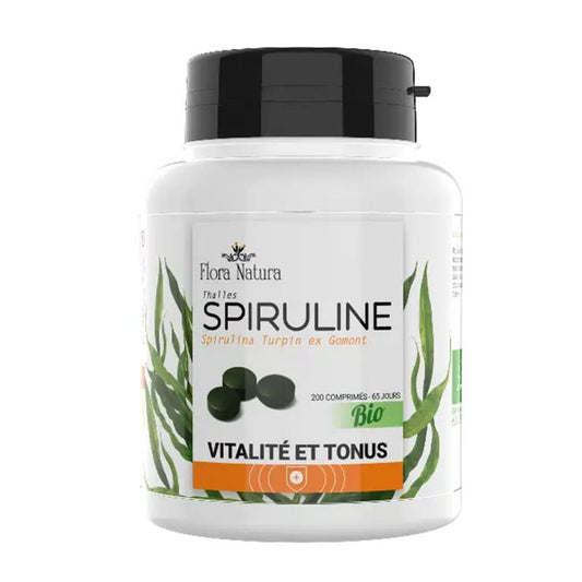Flora Natura Organic spirulina 200 tablets