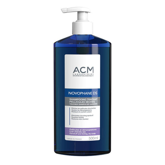 Acm Novophane Ds Treating shampoo dry scalp 500ml (16.91 fl oz)