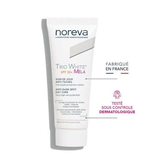 Noreva Trio White Méla Day cream SPF 50+ dark spot corrector with SPF 50+ protection 40ml (1.35 fl oz)