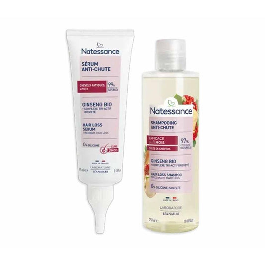 Natessance Anti-Hair Loss Shampoo + Serum Set 325ml (10.99 fl oz)