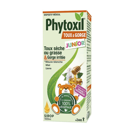 Phytoxil Junior cough and throat syrup 100ml (3.38 fl oz)
