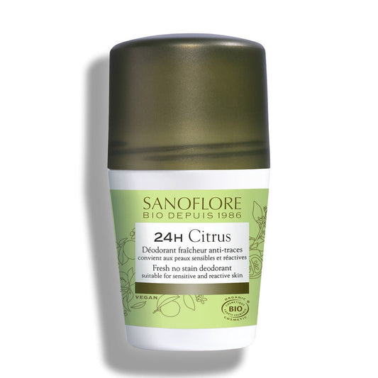 Sanoflore Organic Citrus 24h Roll-on Deodorant 50ml (1.69fl oz)