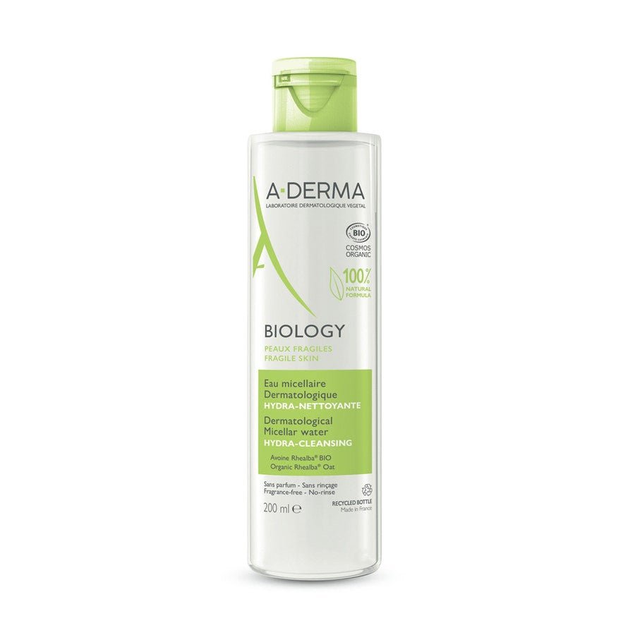 A - Derma Biology Organic Hydra Cleansing Dermatology Micellar Water 200ml (6.76fl oz) - FrenchBeautyHub