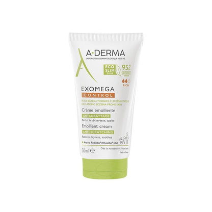 A - Derma Exomega Control Emollient Anti - Scratch Cream - FrenchBeautyHub