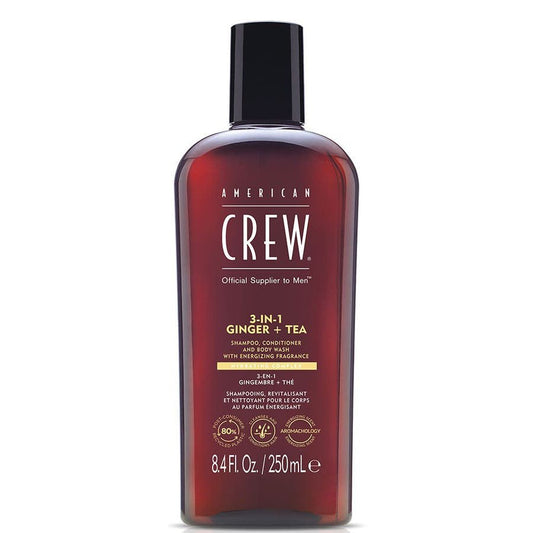 American Crew 3 - in - 1 Ginger + Tea Shampoo 250ml - FrenchBeautyHub
