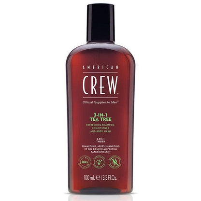 American Crew 3 - in - 1 Tea Tree Shampoo 450ml - FrenchBeautyHub