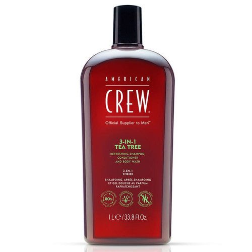 American Crew 3 - in - 1 Tea Tree Shampoo 450ml - FrenchBeautyHub